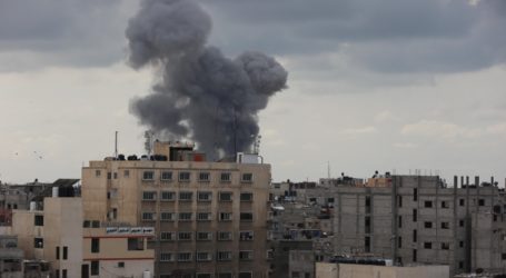 Pesawat Tempur Israel Serang Sejumlah Daerah Selatan Gaza
