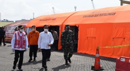Presiden Kunjungi Tim SAR Gabungan Pencarian Sriwijaya Air SJ-182