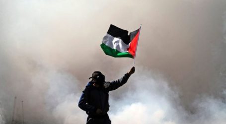 Pemuda Palestina Balas Menyerang dengan Bom Molotov