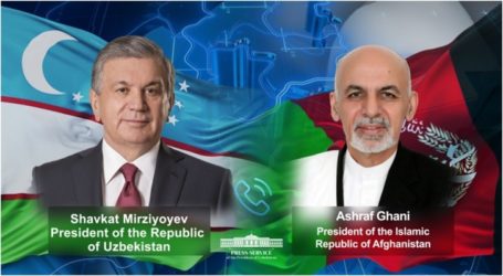 Presiden Uzbekistan-Afghanistan Bahas Tindaklanjut Proyek Bersama Jalur Kereta Api