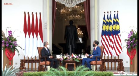 Presiden RI Sambut PM Malaysia di Istana Merdeka