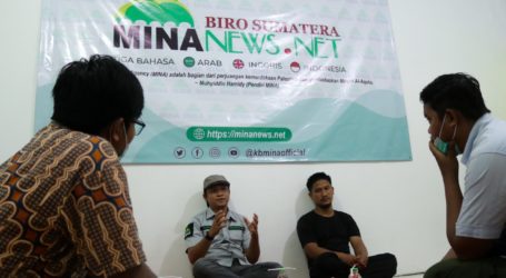 PII Lampung Silaturahim ke Kantor Berita MINA Biro Sumatera