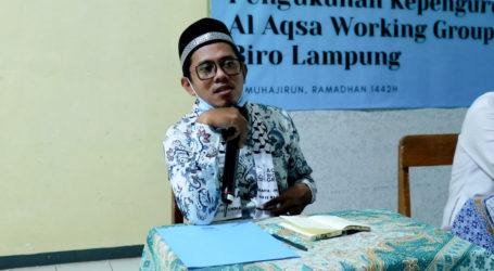 Dikukuhkan Sebagai Ketua AWG Lampung, Ini Pesan Waliyulloh untuk Pejuang Al-Aqsha