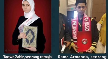 Remaja Indonesia Selesaikan Hafalan Quran 30 Juz dalam 3 Bulan, Palestina Menyusul