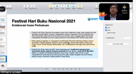 Festival Hari Buku Nasional 2021 Akan Digelar di Banten