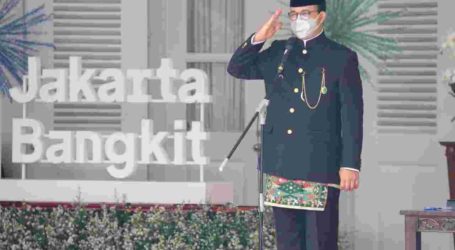 Anies Pimpin Upacara Peringatan HUT ke-494 Kota Jakarta