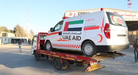 UEA Kirim 20 Ambulans Dukung Sektor Kesehatan di Gaza