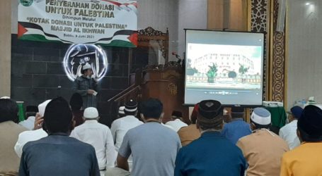 MER-C Terima Donasi untuk Palestina dari Jamaah Masjid Al Ikhwan Sukapura, Jakarta Utara