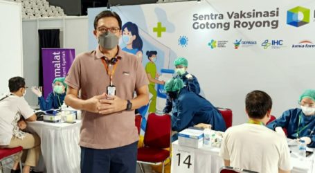 Karyawan Bank Muamalat Ikuti Vaksinasi Gotong Royong