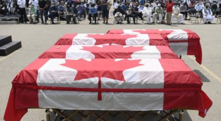 Ratusan Pelayat Hadiri Upacara Pemakaman Keluarga Muslim Kanada