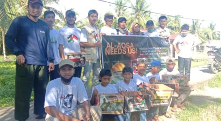 Pemuda Pulau Maya Kalbar Galang Donasi Palestina