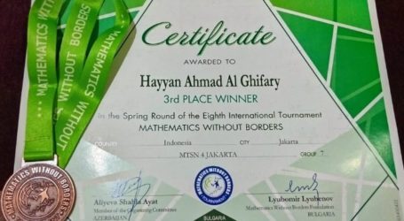 Siswa Madrasah Indonesia Juara Ketiga Kompetisi Matematika Internasional di Bulgaria