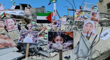 Pameran Foto Anak-anak Palestina Yang Syahid Akibat Agresi Israel