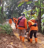 Longsor di Dua Desa Kabupaten Cianjur, 214 Warga Mengungsi