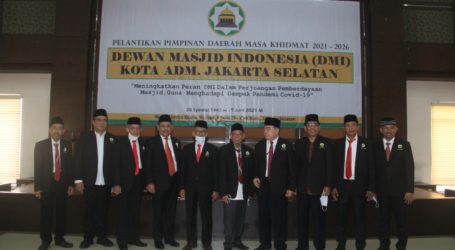 Resmi Dilantik, Dewan Masjid Indonesia Jakarta Selatan Siap Berkiprah Demi Umat
