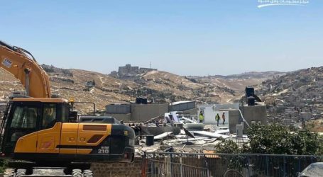 Polisi Pendudukan Israel Hancurkan Bangunan Warga Palestina di Silwan