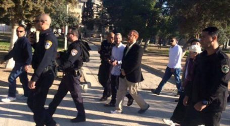 Sekelompok Ekstrimis Yahudi dipimpin Rabi Radikal Glick Serbu Halaman Al-Aqsa
