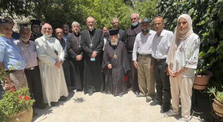 Para Pemimpin Gereja Kunjungan Solidaritas ke Keluarga-Keluarga Palestina