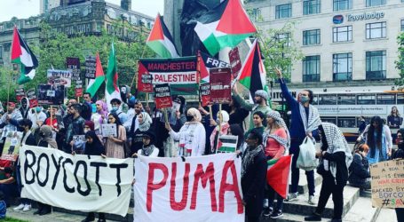 Demonstran di Inggris Desak Puma Akhiri Dukung Asosiasi Sepak Bola Israel