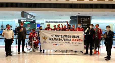 Kontingen Indonesia Kloter Pertama untuk Paralimpiade Tiba di Tokyo
