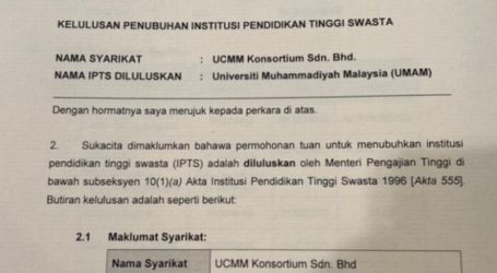 Universitas Muhammadiyah di Malaysia Resmi Berdiri