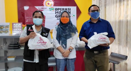 ACT Lampung dan Sedop Nasi Kuning Gagas Operasi Makan Gratis