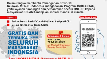 MER-C Perluas Jangkauan Program ISOMANTAU ke Seluruh Indonesia