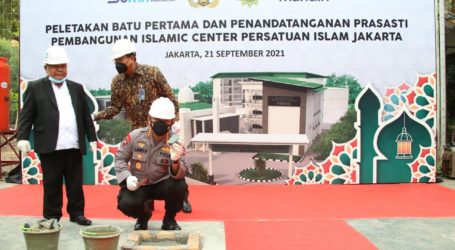 Kapolri Hadiri Peletakan Batu Pertama Islamic Center Persis DKI