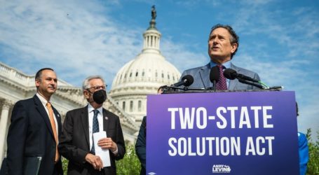 Legislator Demokrat AS Perkenalkan RUU Solusi Dua Negara