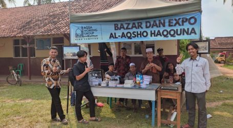 AWG Gelar Bazar Expo Al-Aqsa Haqquna pada Tabligh Akbar Syubban Wilayah Lampung