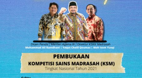 Kompetisi Sains Madrasah Nasional Gunakan Tiga Bahasa