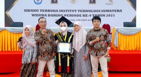 Alumnus Al-Fatah Lampung Jadi Wisudawan Terbaik Institut Teknologi Sumatera
