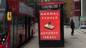 Halte di London Bertuliskan ‘Orang Normal Boikot Israel’, Yahudi Marah  