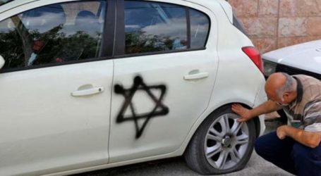 Puluhan Mobil Palestina Rusak oleh Vandalisme Pemukim Yahudi