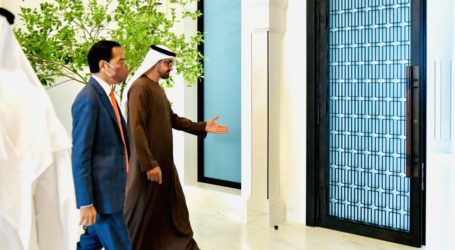 Presiden Jokowi Tinjau Jalan Joko Widodo di Abu Dhabi