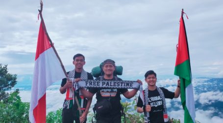 AWG: Pengibaran Bendera Palestina di Puncak Gunung Jadi Event Tahunan