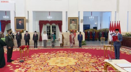 Jokowi Lantik Andika Perkasa Jadi Panglima TNI