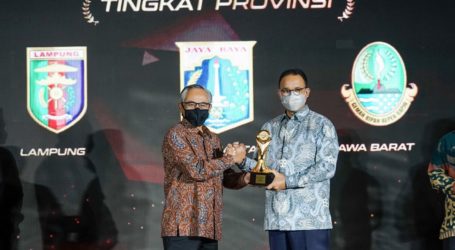 Pemprov DKI Jakarta Raih Penghargaan Provinsi Terbaik di Ajang TPAKD Award 2021