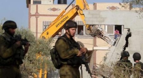 Pasukan Israel Hancurkan Rumah Milik Warga Palestina