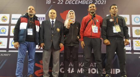 Palestina Raih Medali Perunggu Ketiga di Kejuaraan Karate Asia