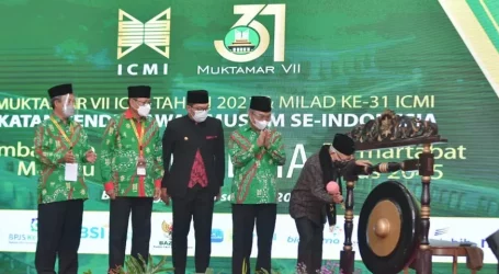 Hadiri Muktamar ICMI, Wapres Berharap Masukan dari Para Cendekiawan Muslim