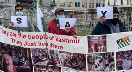 Protes di Belgia Kecam Kebrutalan India terhadap Kashmir
