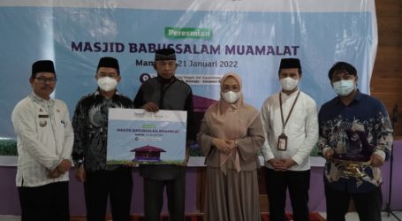 Pembangunan Masjid Babussalam Muamalat untuk Penyintas Gempa Mamuju