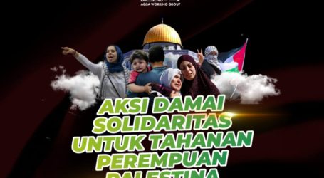 AWG Gelar Aksi Damai Solidaritas untuk Tahanan Perempuan Palestina