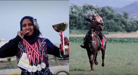 Arum Nazlus Shobah, Atlet Cilik Berhijab Juara Panahan Berkuda Dunia