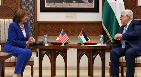 Presiden Palestina Bertemu Ketua DPR AS di Tepi Barat