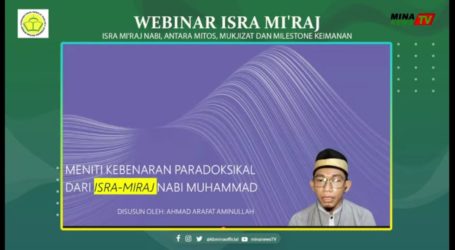 PRIMA DMI – Kantor Berita MINA Gelar Webinar Isra Mi’raj 1443 H