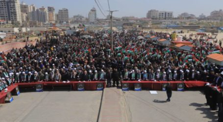 Gaza: Puluhan Ribu Warga Ikuti Festival Massal Hari Tanah