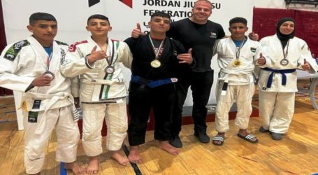 Palestina Raih Lima Medali Kejuaraan Jiu-Jitsu di Yordania