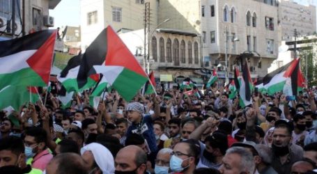 Ribuan Warga Yordania Dukung Palestina Tolak Normalisasi Arab-Israel